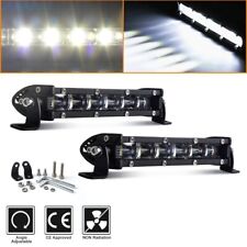 2x 7inch 800W LED Work Light Bar Flood Spot Combo Fog Lamp Offroad Driving Truck picture