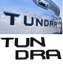 NEW Matte Black Rear Emblem Decal for 2022 2023 2024 TUNDRA Tailgate Letters picture