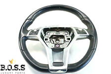 10-14 Mercedes W212 E350 Sport Steering Wheel 3 Spoke w/ Paddle Shifters Black picture