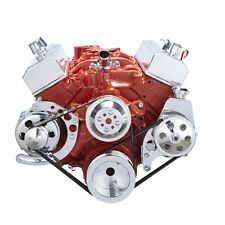 Chevy Small Block Serpentine Conversion Kit 283 302 305 350 400 Long Water Pump picture