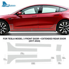 Side Skirt Precut Paint Protection Film Clear PPF For Tesla Model 3 2017-2024 picture