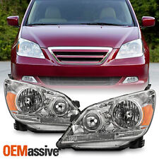 Fit 2005-2007 Honda Odyssey Headlights Headlamps Left+Right Replacement 05 06 07 picture