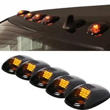 5pcs Truck/SUV Smoked Lens Roof Top Full Amber LED Running Parking Cab Lights picture