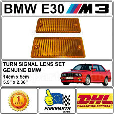 NOS BMW e30 M3 Turn signal Blinker Lens set ORANGE / AMBER 63131386608 picture