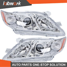 Labwork Headlight For 2007-2009 Toyota Camry Projector Halogen Chrome Right&Left picture