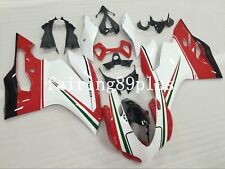 Tricolore White Red ABS Injection Fairing Kit Fit for 2012-2015 899 Panigales picture