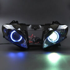 HID Projector Headlight Blue Angel Eye Assembly Light For Yamaha YZF R6 08-2015 picture