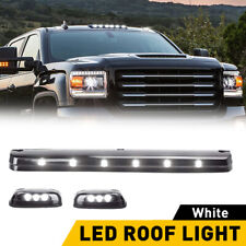 White LED Roof Top Running Cab Lights For Chevy For GMC 2500/3500 2007-22 EOA picture