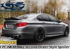 Narpes Designs 1PC Wickerbill Spoiler PMMA Flap Fits 11-16 BMW F10 5 Series M5 picture