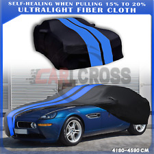 For BMW Z8 Satin Stretch Indoor Car Cover Dustproof Black/BLUE picture