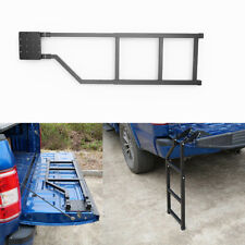 Tailgate Foldable Ladder Pickup for Truck Universal Extension Black Step Ladder picture