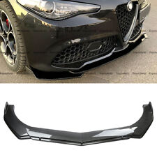 For Alfa Romeo Stelvio Front Bumper Lip Spoiler Splitter Carbon Fiber picture