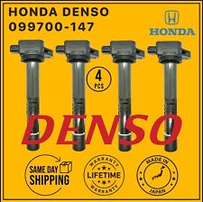 099700-147 Denso x4 Ignition Coils for 2008-2012 Honda CR-V Accord Civic 2.4L L4 picture