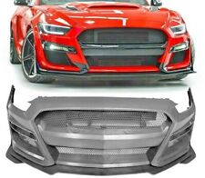 Fits 2018-2023 Ford Mustang GT500 Style Front Bumper Conversion W/ FRONT LIP NEW picture