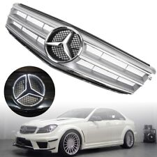 Sports Style Grille For Mercedes-Benz W204 C-Class C300 C350 2008-2014 w/Emblem picture