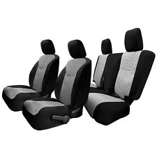 FH Group Neoprene Custom Fit Car Seat Covers for 2007-2018 Jeep Wrangler JKU 4DR picture