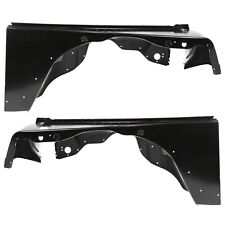 Front Fender Set For 1997-2006 Jeep Wrangler Primed with Molding Holes picture