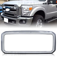 Grille Shell For 2011-2016 Ford F-250 Super Duty F-350 Super Duty Chrome Plastic picture