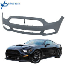 Front Bumper Cover Primed For 2015 2016 2017 Ford Mustang Except Shelby Model picture