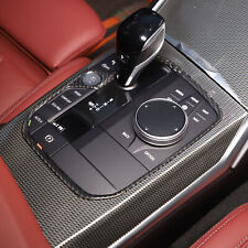 Real Carbon Fiber Gear Shifter Frame Trim Fits BMW 330i 430i M340i M440i 2020-23 picture