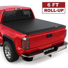 6FT Roll-up Truck Bed Tonneau Cover For 1994-2003 Chevy S10 GMC Sonoma S15 picture