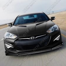 For 2013-2016 Hyundai Genesis Coupe Painted Black KS-Style Front Bumper Body Lip picture