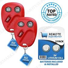 Replacement for 2003 2004 2005 2006 Cadillac Escalade ESV EXT Remote (2) Red picture