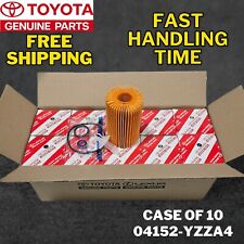 04152-YZZA4, Case Qty 10, Toyota Oil Filters GENUINE OEM W Drain Gaskets TUNDRA picture