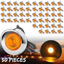 10-50Pcs Round LED Side Marker lights Bullet Clearance Lamp For Truck Trailer RV picture