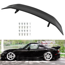 For Mazda MX-5 Miata GT-style Racing Gloss Blk Rear Trunk Spoiler Tail Wing Lip picture