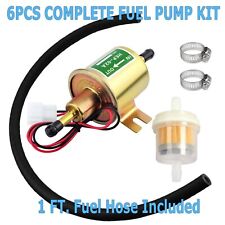 6PCs 12V Electric Fuel Pump HEP-02A Universal Inline Low Pressure Gas Diesel picture