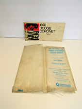 1970 Dodge Coronet Owners Operators Manual Original OEM #OP-32 picture