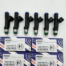 Genuine 6X Fuel Injector 0280158119 For 07-10 Jeep Dodge Wrangler Chrysler 3.3L picture