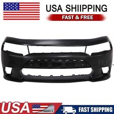 NEW Primered Front Bumper Cover Fascia for 2015-2023 Dodge Charger w/ Hood Scoop picture