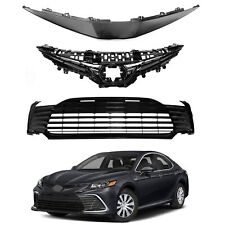 For 2021 2022 Toyota Camry LE XLE Front Bumper Upper Lower Grille Assembly Set picture
