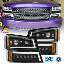 LED Headlights DOT Bumper Lamp Projector For 2003-2007 Chevy Silverado Avalanche picture