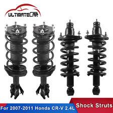 Set 4 Complete Shocks Struts & Coil Springs For 2007-2011 Honda CR-V Front+Rear picture
