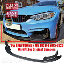 For BMW F80 M3 F82 F83 M4 15-20 MP Style Carbon Fiber Front Bumper Lip Splitter picture