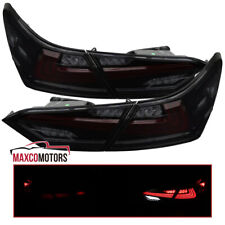Black/Smoke Tail Lights Fits 2018-2022 Toyota Camry LED Sequential Signal Lamps picture