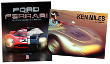 Ford versus Ferrari & Ken Miles Remembered TWO Book Set GT40 330P picture