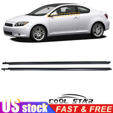 FOR TOYOTA SCION TC EXTERIOR WEATHERSTRIP SET FRONT 2 WINDOWS ONLY 2005-2010 picture