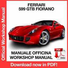 FACTORY FERRARI 599 GTB Fiorano Workshop Manual picture