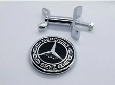 Fit Mercedes Benz Bonnet Badge Hood Emblem Sticker C S E Class 44mm w204 W211 picture