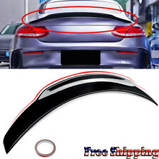 PSM Style Gloss Black Rear Trunk Spoiler Wing For Benz C-Class C205 Coupe 2DR picture
