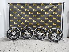 Rohana RCF10 Set of (4) 20x9 (+20) 20x10 Staggared 5x120 (+25) Machine Black picture