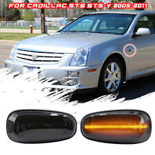 For Cadillac STS STS-V 2005-2011 Smoked Led Fender Side Marker Lamp Signal Light picture