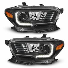 For 2016-22 Toyota Tacoma TRD LED w/ DRL Black Projector Headlights Headlamps US picture