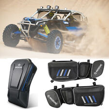 UTV Front Door Bags+ Hard Shell Cab Seat Bag For Can Am Maverick X3 2017-2024 picture