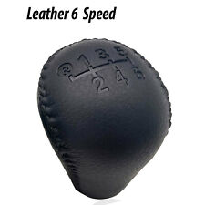 6-Speed Leather Gear Shift Knob Black For Toyota Tacoma 2005 2006-2013 2014 2015 picture