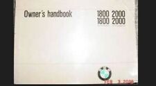 1971 BMW 1800 & 2000 Sedan Owner Operator Manual User Guide picture